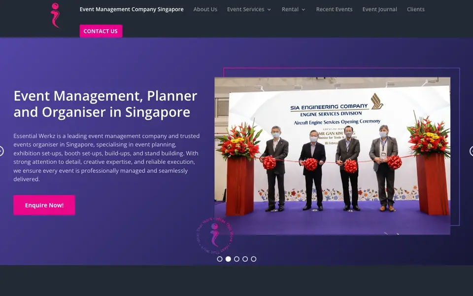 Essential Werkz website homepage, 4 Oct 2026