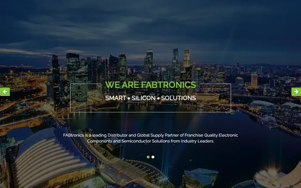 Fabtronics Pte Ltd website homepage, 4 Oct 2026