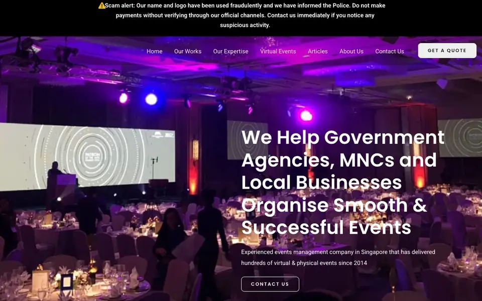 Hydse Pte Ltd website homepage, 4 Oct 2026
