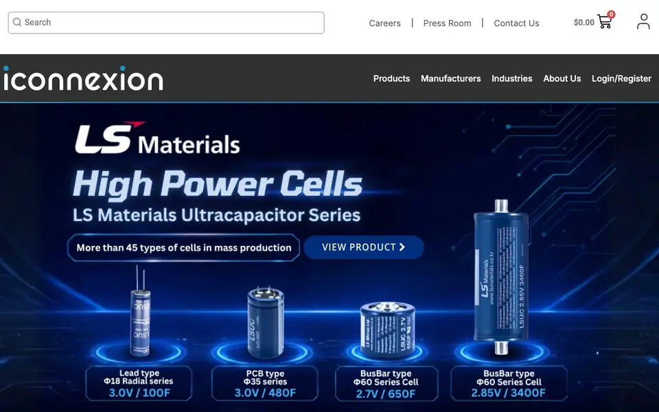 iConnexion Asia Pte Ltd website homepage, 4 Oct 2026