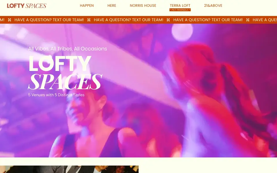 21&Above website homepage, 4 Oct 2026