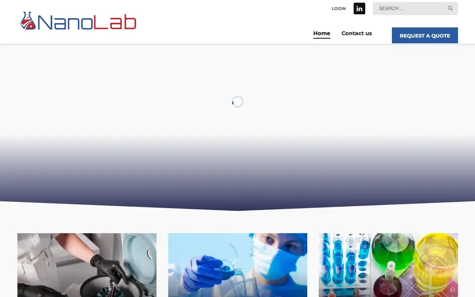 Nano Lab Singapore Pte Ltd website homepage, 4 Oct 2026