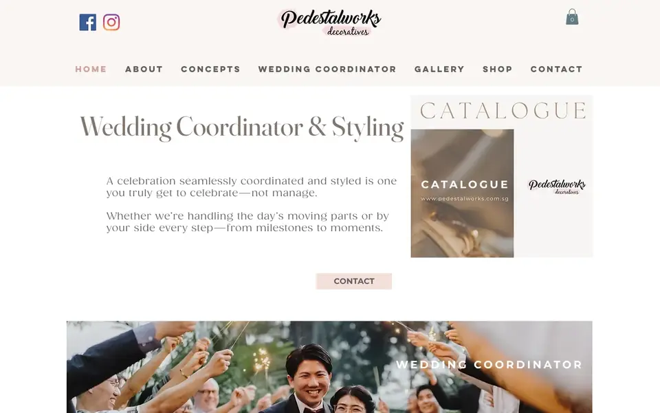 Pedestalworks website homepage, 4 Oct 2026