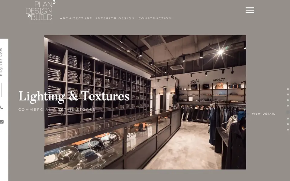 Plan3 Design & Build website homepage, 4 Oct 2026