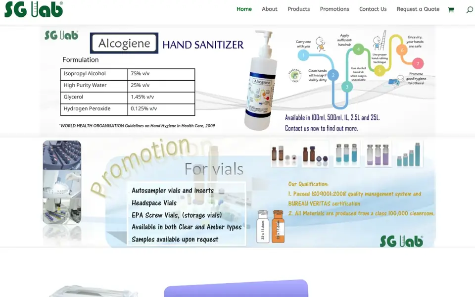 SG LabWare Pte Ltd website homepage, 4 Oct 2026