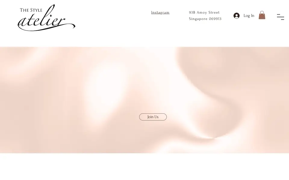The Style Atelier website homepage, 4 Oct 2026