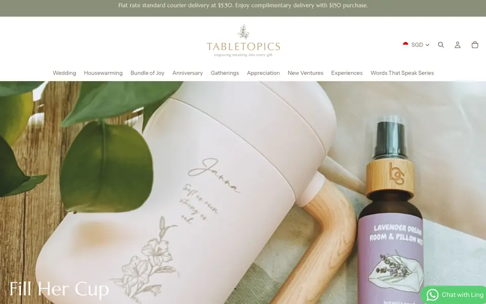 Tabletopics website homepage, 4 Oct 2026