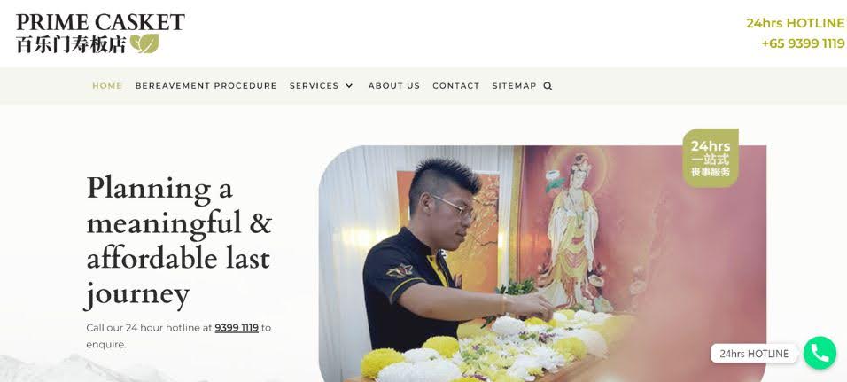 Prime Casket & Funeral Services Pte Ltd